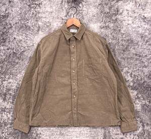 John Elliott Talladega Shirt 1 / US Small Mens Corduroy Long Sleeve Button Down